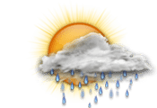 Zachmurzenie umiarkowane z możliwymi opadami deszczu