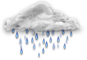 Zachmurzenie całkowite z możliwymi opadami deszczu